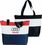 Custom Polyester Tote Bag with Zipper (19"x15-1/2"x4-1/2"), Price/piece