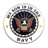 Blank Military - U.S. Navy Son Lapel Pin, 1