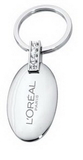 Custom Oval Metal Jewelry Key Chain