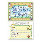 Custom B Is For Baby Invitation Cards, 4