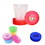 Custom Plastic Collapsible Pocket Travel Cup For Outdoor Camping, 1.18" L x 2.56" W x 3.14" H, Price/piece