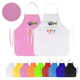 Custom Non-Woven Apron with Simple Front Pocket, 19.7