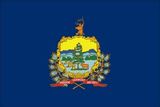 Custom Endura Poly Mounted Vermont State Flag (12