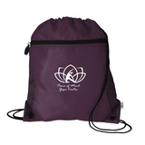 Vitronic Mesh Pocket 210D Nylon Drawcord Bag, 14