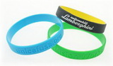 Custom Recycled Silicone Wristband with Debossed Logo, 8