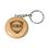 Custom Round Maple Laser Etched Key Tag, Price/piece