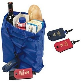 Custom Clip N Go Shopper Bag, 12" W x 14" H x 3" D