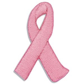 Custom Breast Cancer Pink - Embroidered Applique (1")
