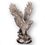Blank Silver Resin Eagle Trophy W/1/4" Rod (6 1/2")(Without Base), Price/piece
