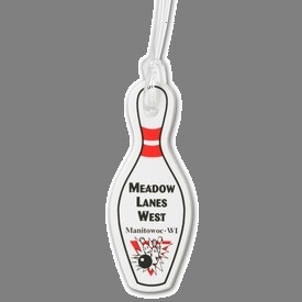 Custom Bowling Pin Bag Tag