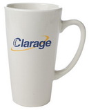 Custom 16 Oz., Large Cafe' Mug (White)