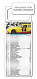 Custom NASCAR Pro-Stock Car Racing Schedule w/ Magnetic Topper, 3.5