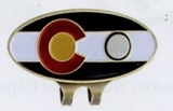 Custom Colorado Flag Stock Hat Clip