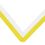 Blank Rp Series Domestic Neck Ribbon W/Eyelet (Yellow/White), 30" L X 1 3/8" W, Price/piece