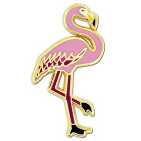 Blank Flamingo Pin, 3/4" W x 1 1/4" H