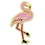 Blank Flamingo Pin, 3/4" W x 1 1/4" H, Price/piece