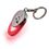 Custom Red LED Keychain, 2 1/2" W x 1/2" H x 1 1/4" D, Price/piece