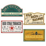 Custom Old Style Western Sign Cutouts, 16
