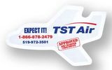 Custom Airplane Stock Shape Magnet (3 3/8