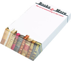 Slanted Note Pad - 1 Color (3 1/4"x5 5/8")