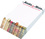 Slanted Note Pad - 1 Color (3 1/4"x5 5/8"), Price/piece