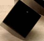 Custom Black Genuine Marble Cube Paperweight (2.5")