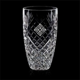 Custom Taunton Crystal Vase (9
