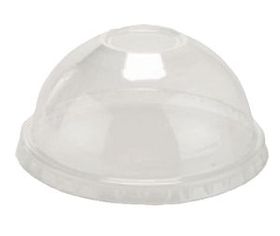 Blank Clear High Dome Lid w/Hole (For 16/18 Oz. and 24 Oz. Plastic Cups)