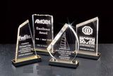 Custom Gold Acrylic Sail Reflection Award (7 1/2
