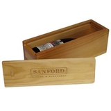 Custom Split Bottle Wine Box, 10.62 x 2.62 x 3.50