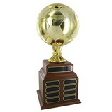 Custom Gold Soccer Perpetual Trophy (19