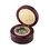 Custom Round Wood Box w/ Compass & Engraved Plate, 5" L x 6.5" W x 10.5" H, Price/piece