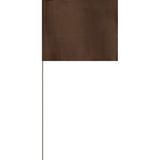 Custom Brown Plastic Flag Marker on 21