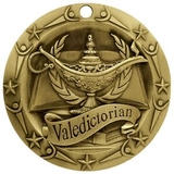 Custom 3'' World Class Valedictorian Medallion (G)
