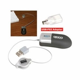 Custom USB Retractable Optical Mini Mouse