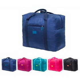 Custom Polyester Waterproof Travel bag, 16 1/2" L x 13 3/4" W x 6 11/16" H