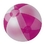Custom Inflatable Opaque White & Translucent Purple Beach Ball (16"), Price/piece