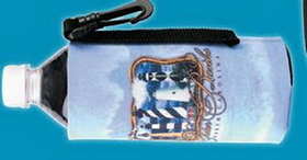 Custom Camo Scuba Bottle Bag Bottle Cover W/ Belt Loop & Clip (1 Color), 4 5/8" W X 7 5/16" H X 1/8" Thick