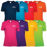 Custom Screen Printed Ladies' Color T-Shirts