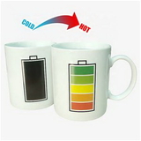 Custom 11oz Color Changing Ceramic Mug, 3 7/10