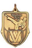 Custom 100 Series Stock Medal (Martial Arts) Gold, Silver, Bronze