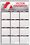 Custom Production Planner 2 Color Imprint Year-In-View&#174 Calendar, 25" W x 38" H, Price/piece