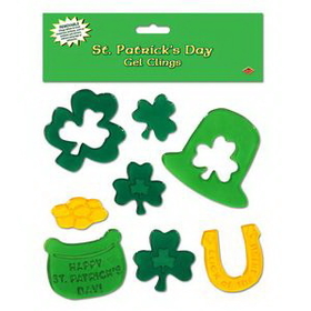Custom St. Patrick's Day Gel Clings