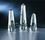 Custom Obelisk optical crystal award trophy., 8" L x 2.5" Diameter, Price/piece