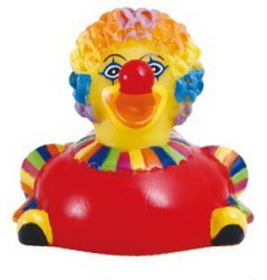 Custom Rubber Giggles The Clown Duck