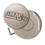 Custom IMC Economy Hat Clips Pearl Nickel w/ 3/4" Nickel Silver Ballmarker, Price/piece