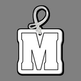 Custom Letter M Bag Tag
