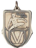 Custom 100 Series Stock Medal (Male Track & Field) Gold, Silver, Bronze