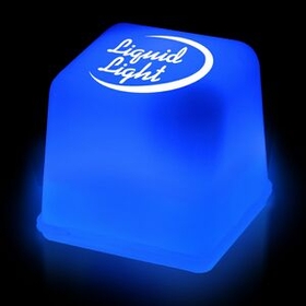 Custom 1" Blue Glow Ice Cube
