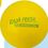 Custom 36" Inflatable Solid Yellow Beach Ball, Price/piece